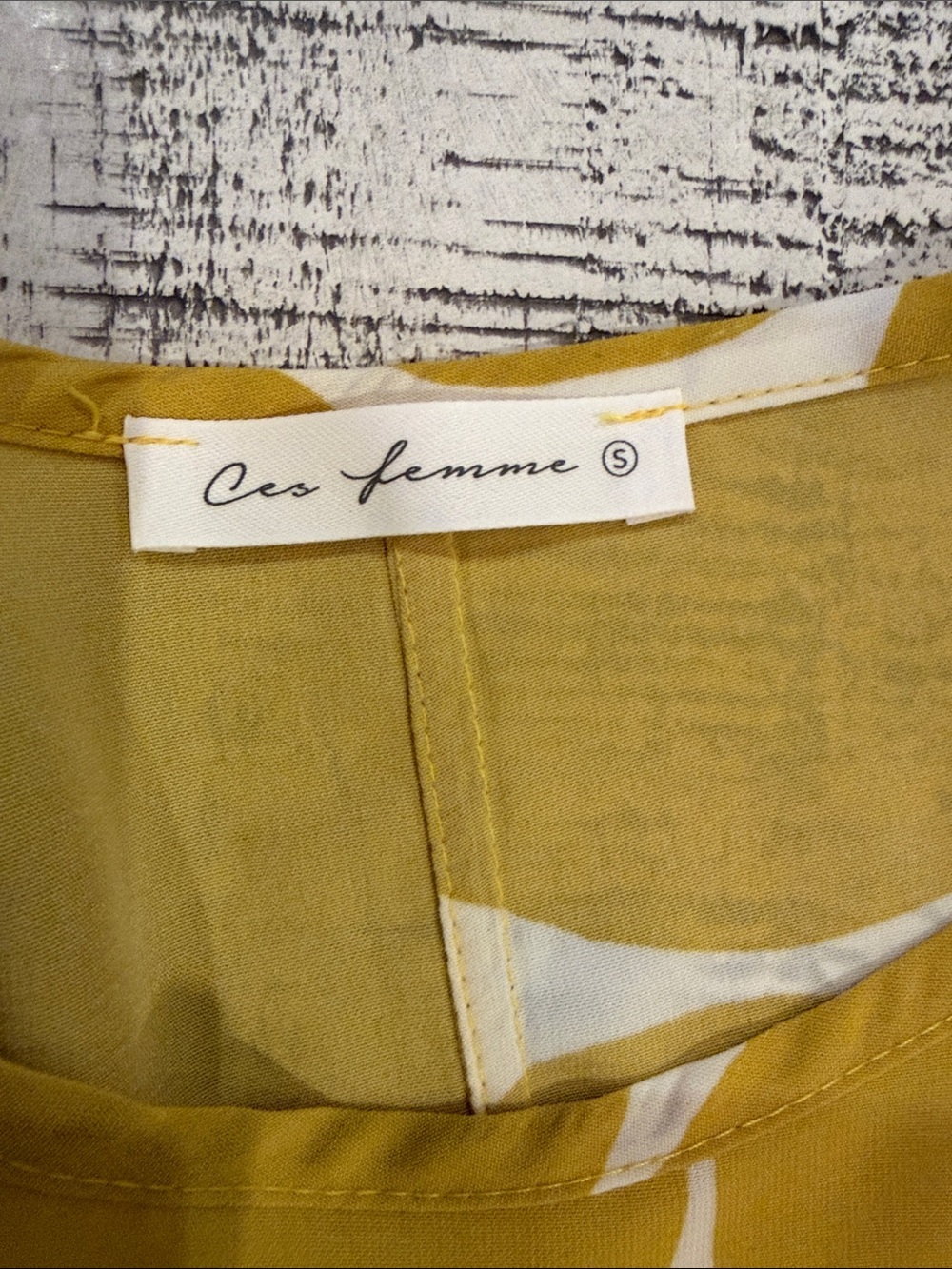 Women's Yellow Polka Tiered Smock Dress - Picture 2 of 2